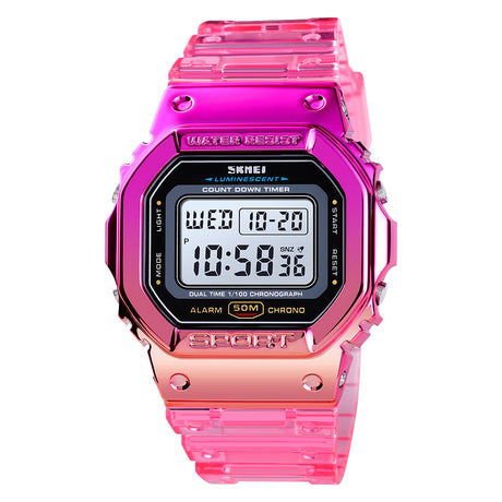 1622 Reloj Skmei para Mujer Pulsera de Caucho Digital