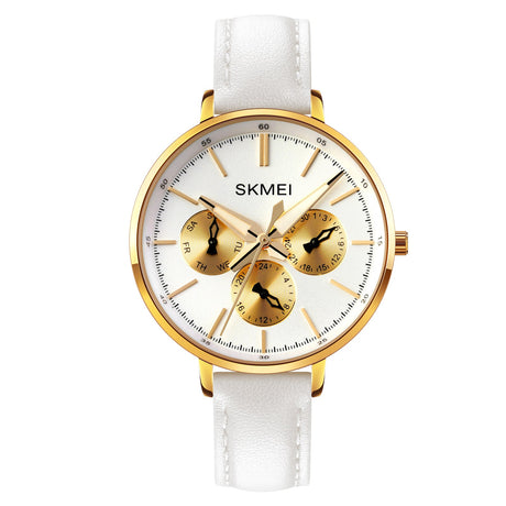 1665 Reloj Skmei para Mujer Pulsera de Cuero Análogo