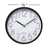 Reloj de Pared Análogo Color Blanco - Varios Tamaños