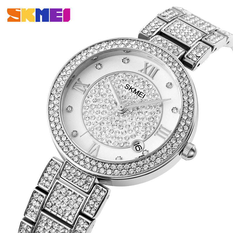 1739 Reloj Skmei pulsera de metal para dama