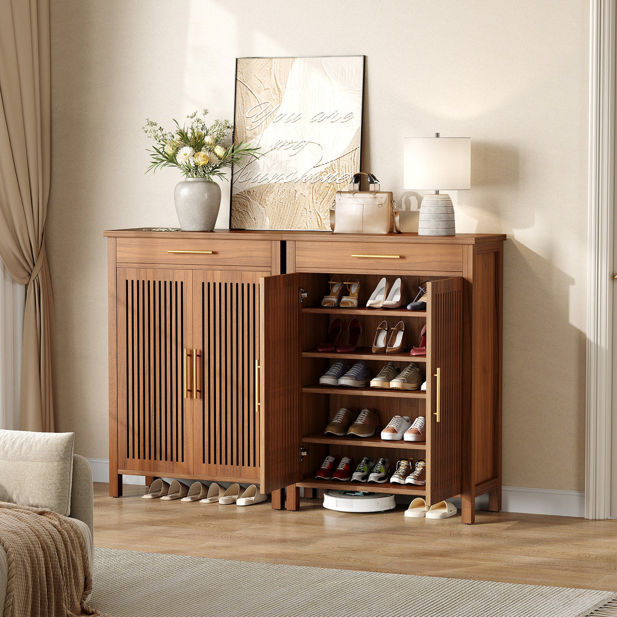 HOGA-NY260 Gabinete Tribesigns multiusos de madera