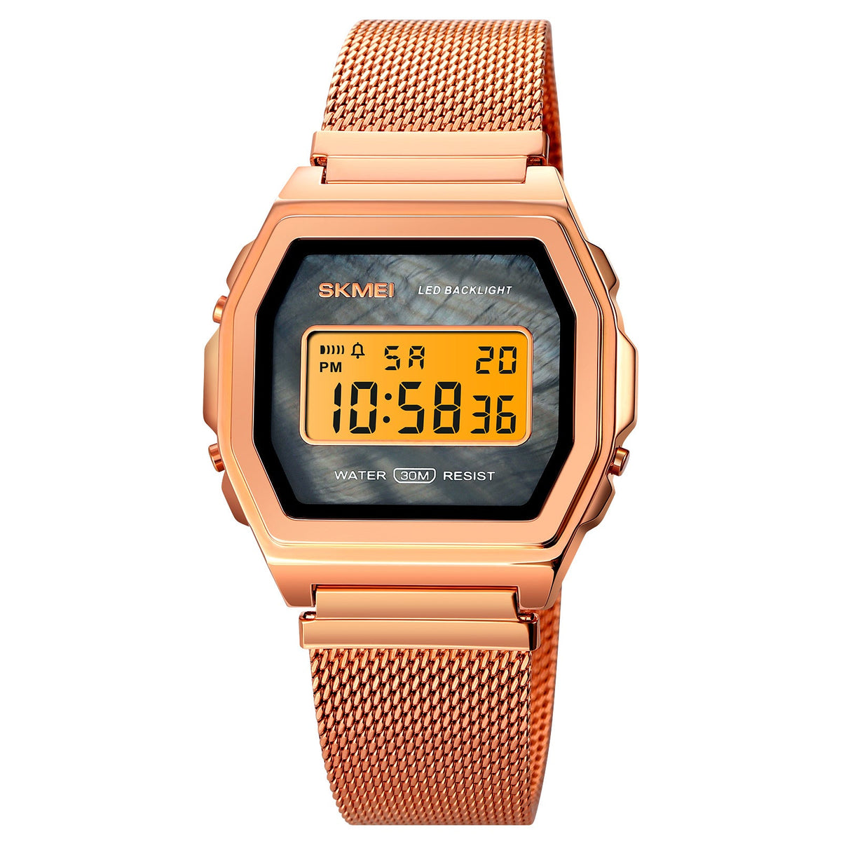 1806 Reloj Skmei para Hombre Pulsera Mesh Digital