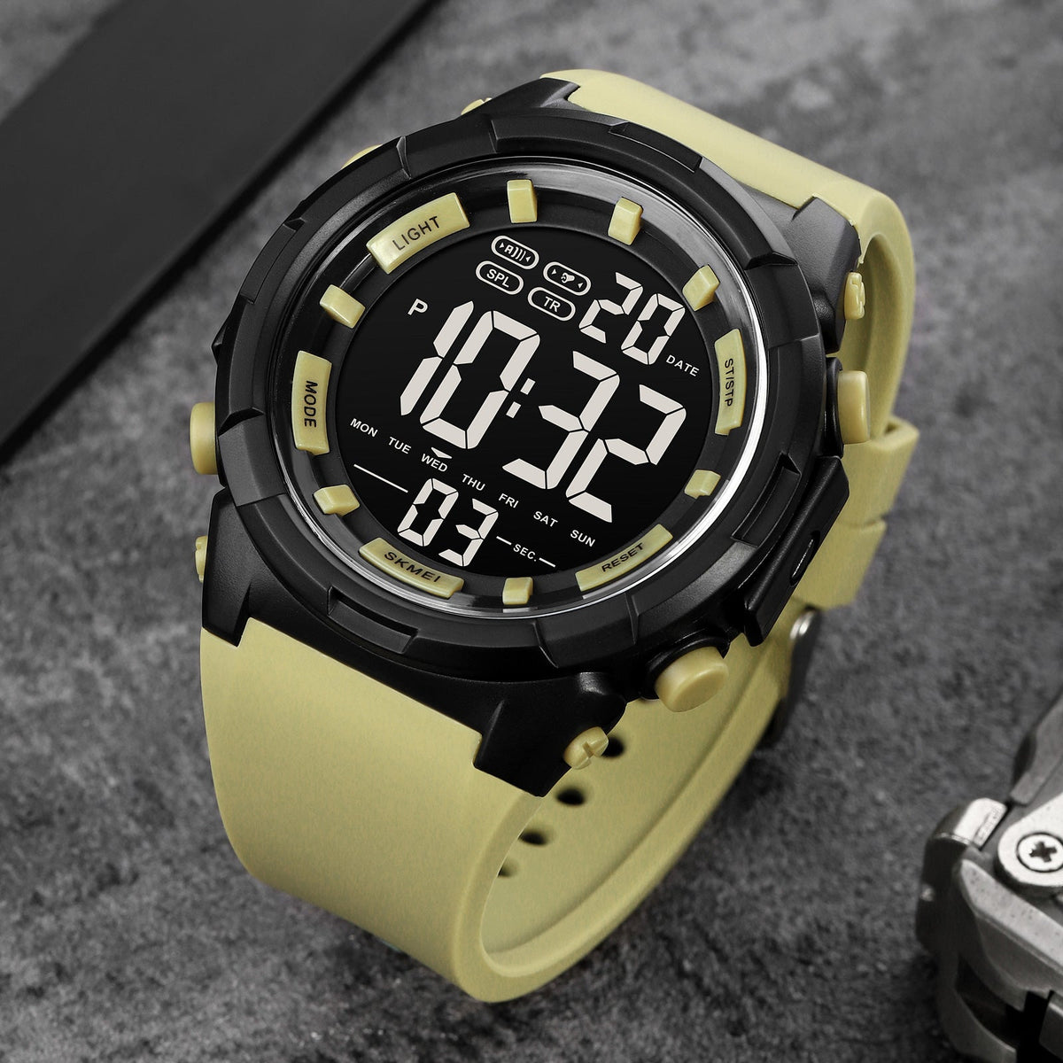 1845 Reloj Skmei para Hombre Pulsera de Caucho Digital