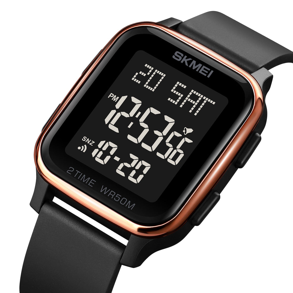 1858 Reloj Skmei para Hombre Pulsera de Caucho Digital