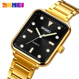 1955 Reloj Skmei para Mujer Pulsera de Metal Análogo