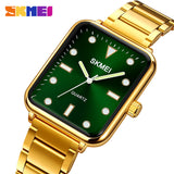 1955 Reloj Skmei para Mujer Pulsera de Metal Análogo