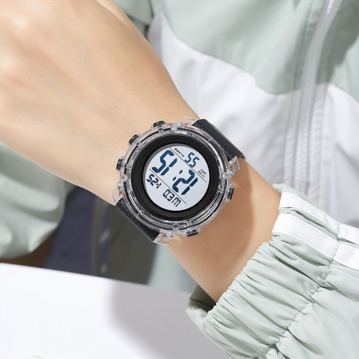 1996 Skmei Reloj Digital Pulsera de Caucho Unisex