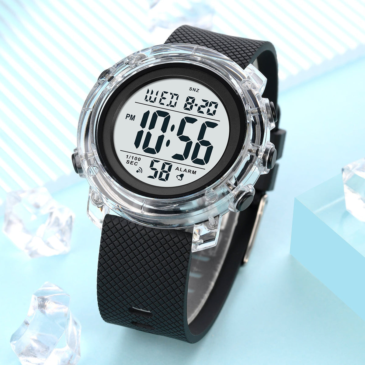 1996 Skmei Reloj Digital Pulsera de Caucho Unisex
