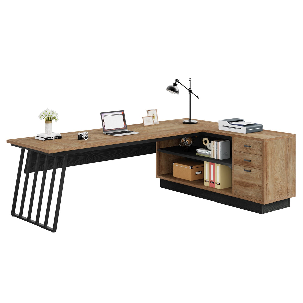 HOGA-JW1203 Escritorio Ejecutivo Tribesigns de madera