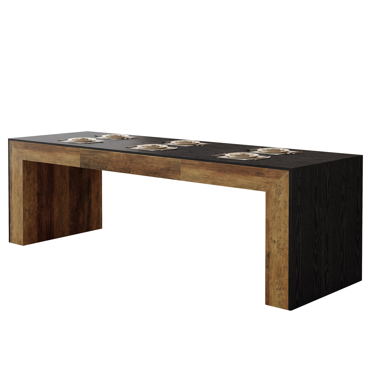 HOGA-SL0078X Mesa de comedor Tribesigns de 8 personas
