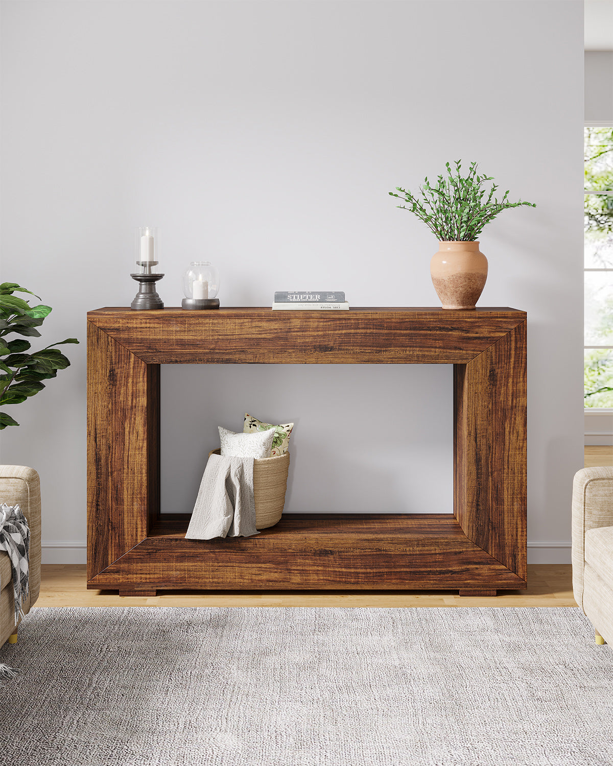 HOGA-JW0853X Mesa Tribesigns de madera