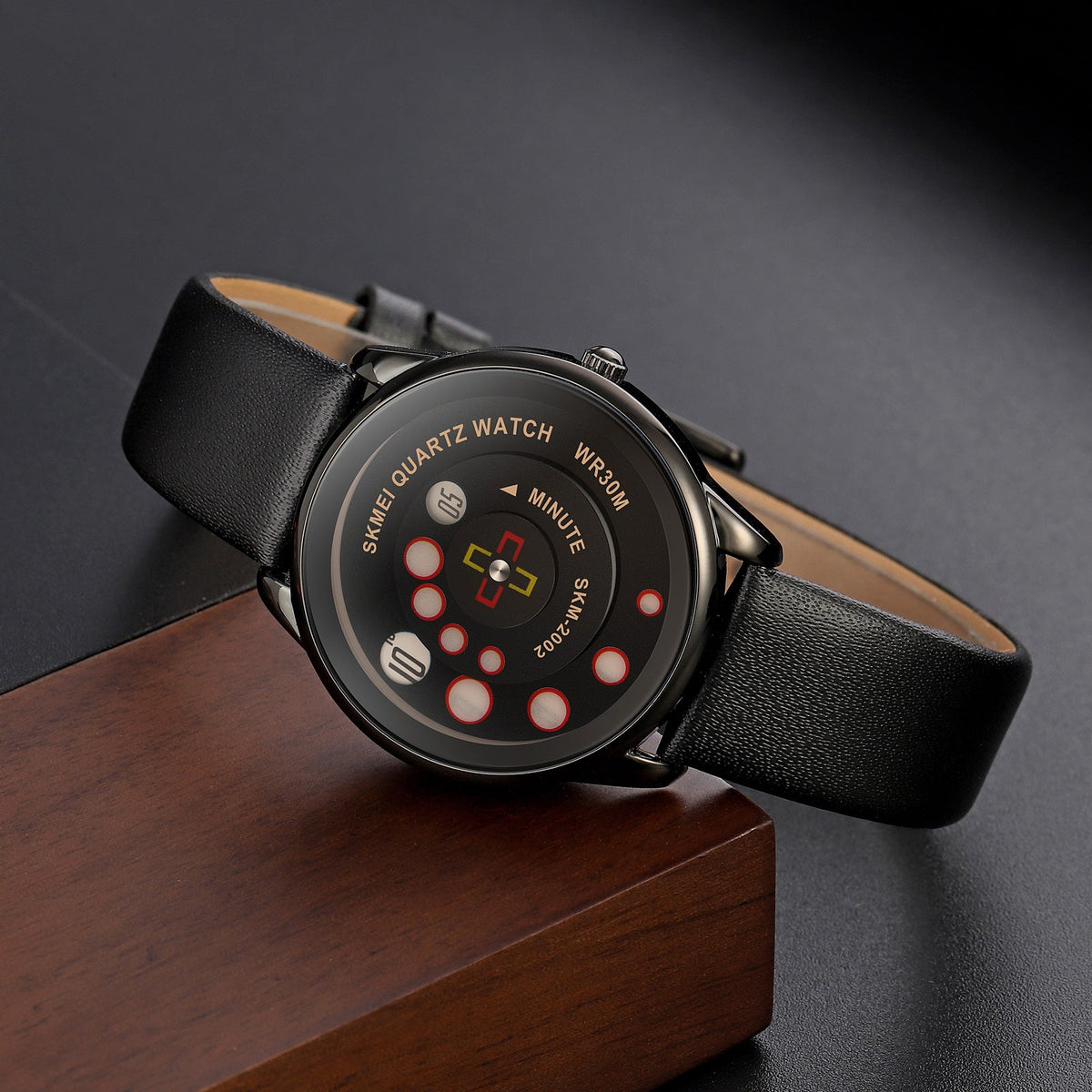 2002 Skmei Reloj para Hombre Pulsera de Cuero Análogo