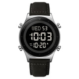 2079L Skmei Reloj para Hombre Pulsera de Cuero Digital