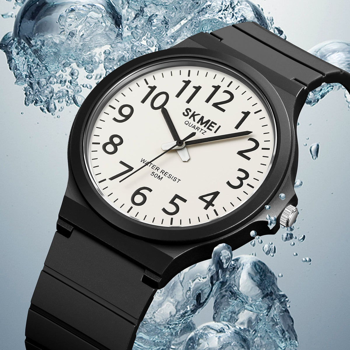 2108 Skmei Reloj para Hombre Pulsera de Caucho Análogo
