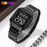 2133 Reloj Skmei para caballero pulsera de acero inoxidable