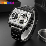 2229 Reloj Skmei para hombre pulsera de metal cuadrado