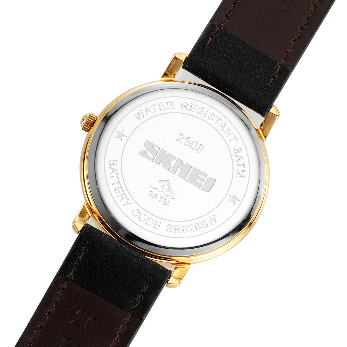 2308 Reloj Skmei para hombre pulsera de curo redondo