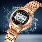 2334 Reloj Skmei para dama pulsera de metal digital