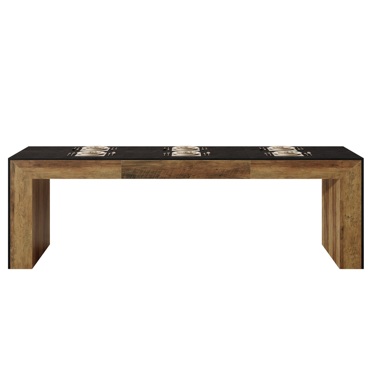 HOGA-SL0078X Mesa de comedor Tribesigns de 8 personas