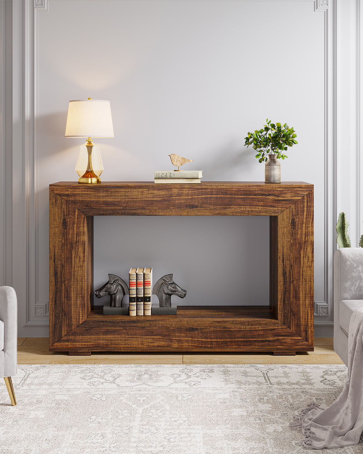 HOGA-JW0853X Mesa Tribesigns de madera