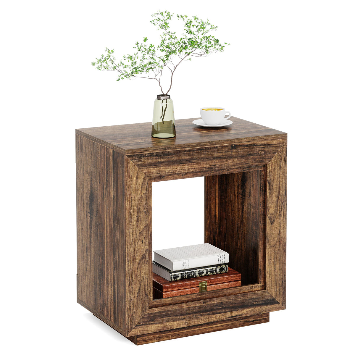 HOGA-JW0911 Mesa de noche Tribesigns de madera