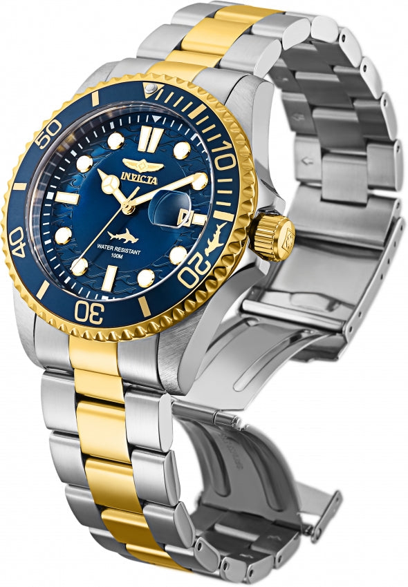Reloj Invicta Aviator para caballero pulsera de metal 45mm