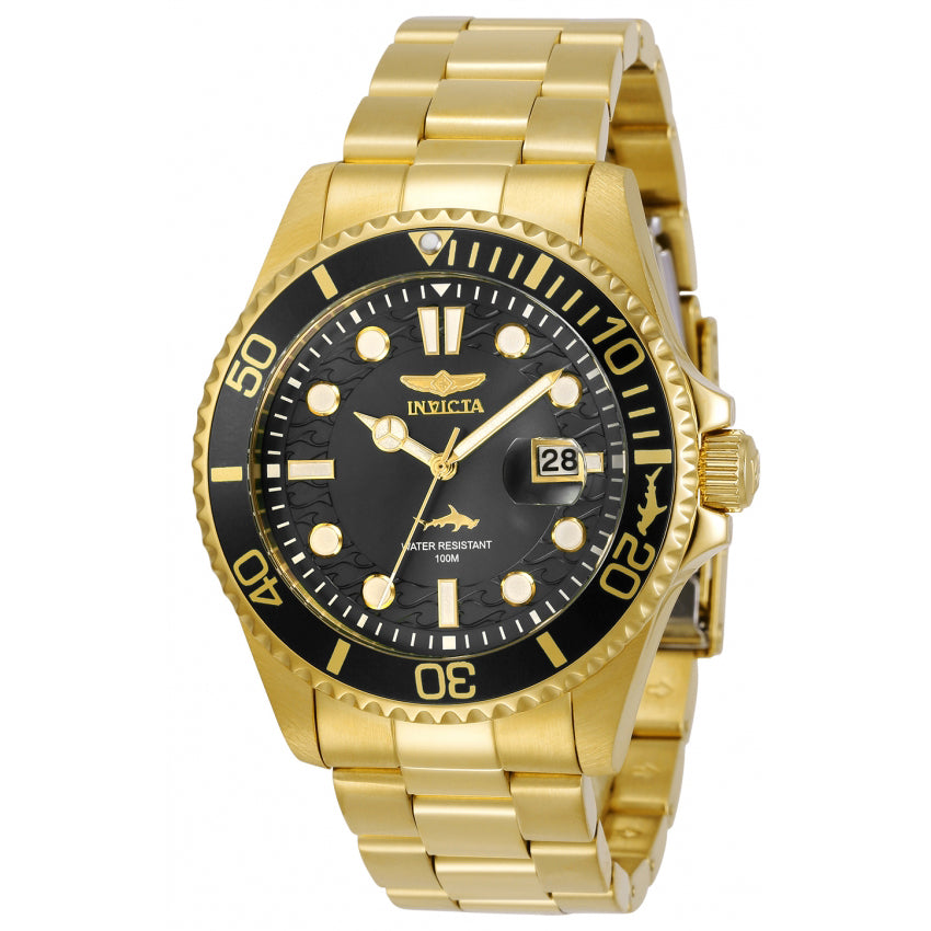 Reloj Invicta Aviator para caballero pulsera de metal 45mm