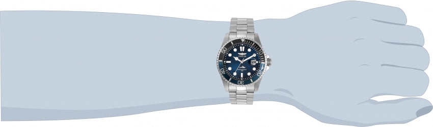 Reloj Invicta Aviator para caballero pulsera de metal 45mm