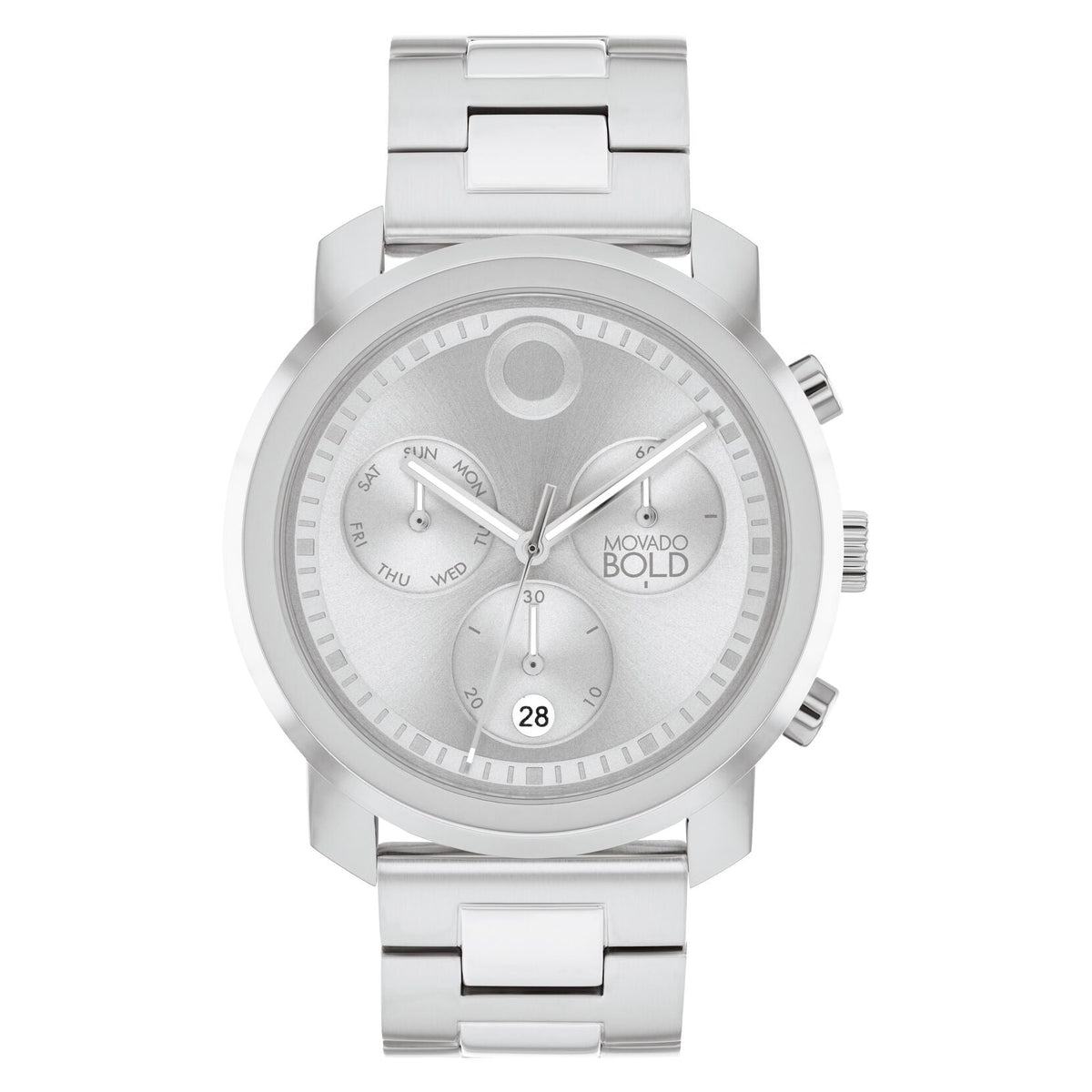 3601040 Reloj Movado Bold de hombre pulsera de metal 44 mm