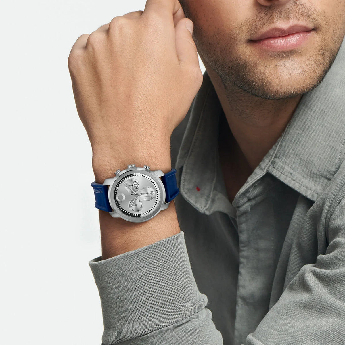 3601048 Reloj Movado Bold Trend Propel de hombre pulsera de resina 44 mm