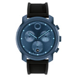 3601049 Reloj Movado Bold de hombre correa de caucho 44 mm