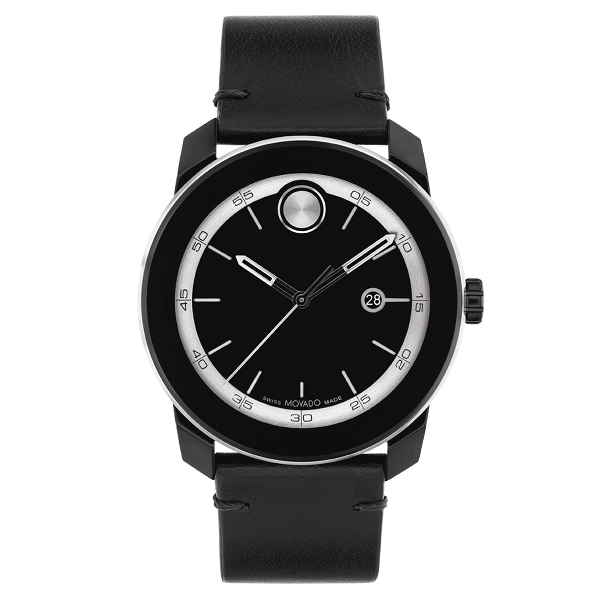3601154 Reloj Movado Bold Tr90 de caballero banda de cuero