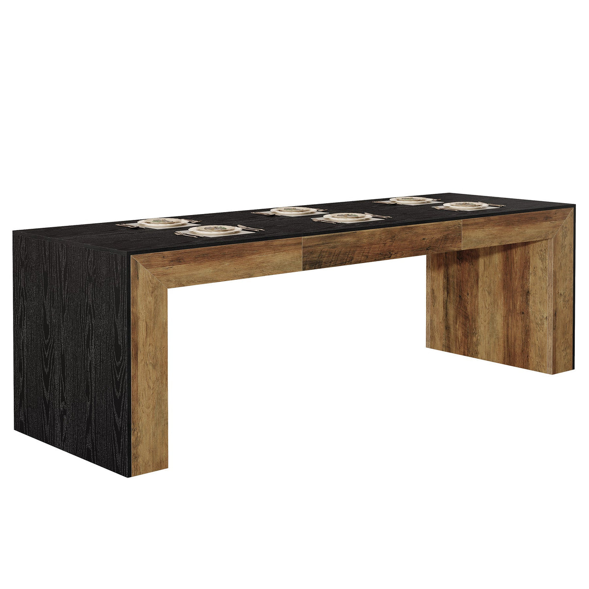 HOGA-SL0078X Mesa de comedor Tribesigns de 8 personas