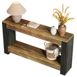 HOGA-F2190 Estantería Tribesigns de madera dos compartimientos