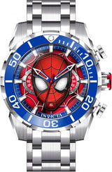 Reloj Invicta Marvel Spiderman de hombre pulsera de metal 50 mm