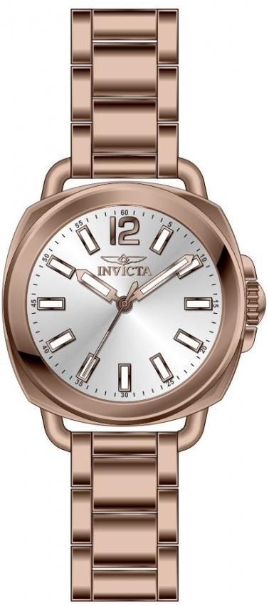 Reloj Invicta Wildflower de dama banda de metal 32 mm