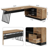 HOGA-JW1203 Escritorio Ejecutivo Tribesigns de madera