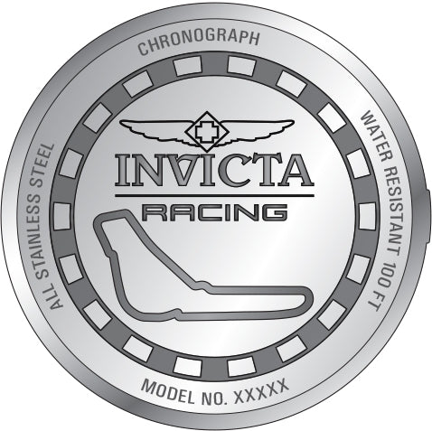 Reloj Invicta Racing de hombre pulsera de metal 48 mm