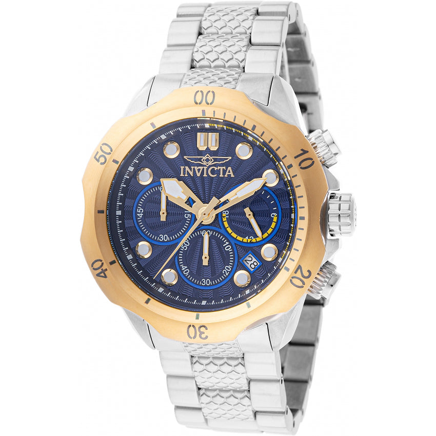 Reloj Invicta Venom de hombre pulsera de metal 45 mm