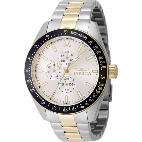 Reloj Invicta Aviator para hombre pulsera de metal 45 mm