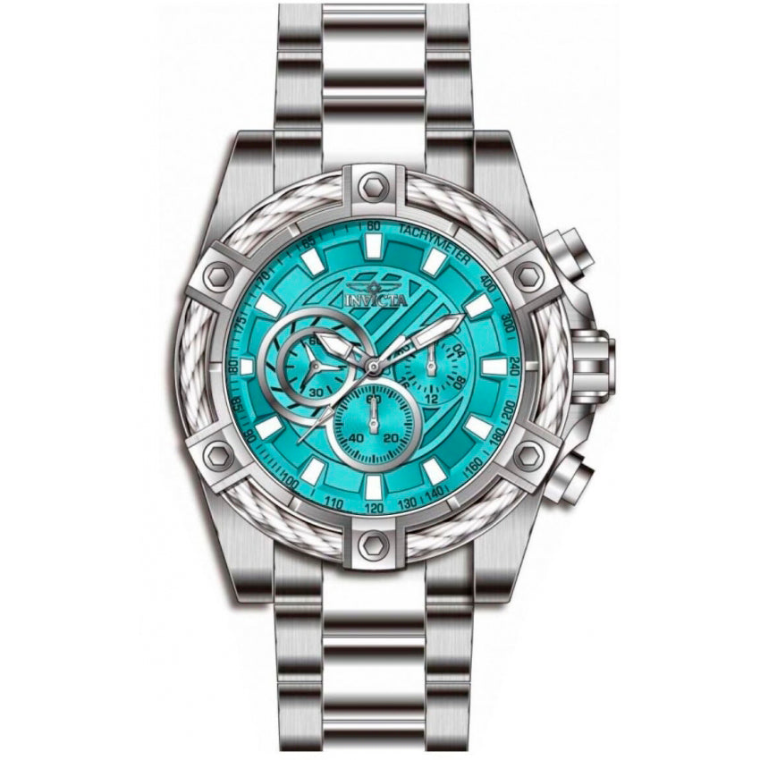 Reloj invicta para caballero pulsera de metal 52 mm