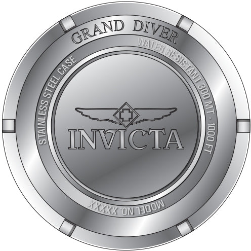 Reloj Invicta Grand Diver de hombre correa de metal 52 mm