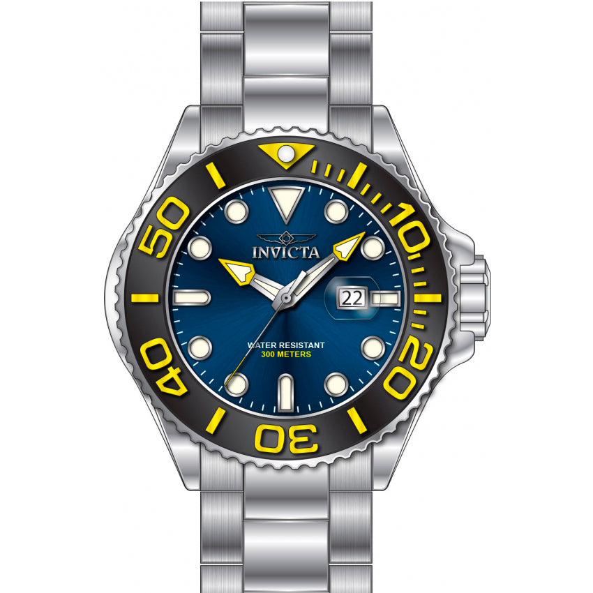 Reloj Invicta Grand Diver de hombre correa de metal 52 mm