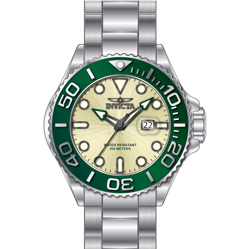 Reloj Invicta Grand Diver de hombre correa de metal 52 mm