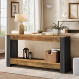 HOGA-F2190 Estantería Tribesigns de madera dos compartimientos