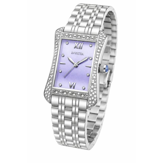 Reloj Invicta Wildflower de dama correa de metal 26 mm