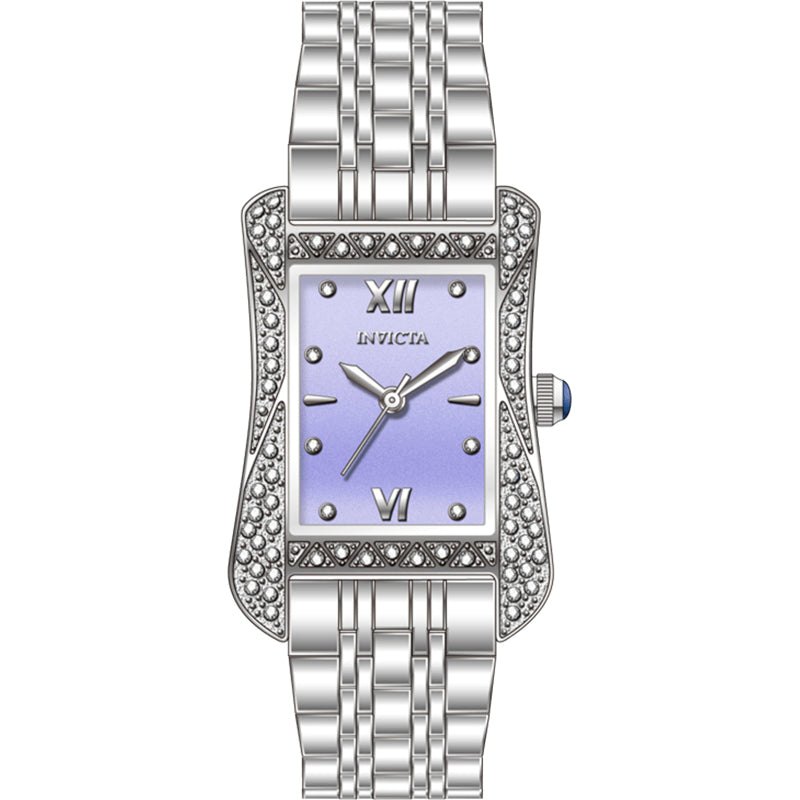 Reloj Invicta Wildflower de dama correa de metal 26 mm
