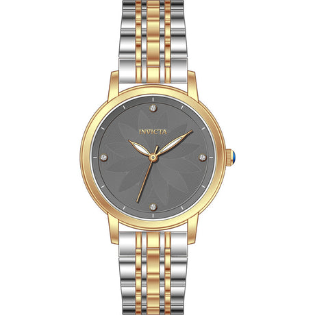 Reloj Invicta Wildflower de dama correa de metal 34 mm