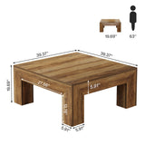 HOGA-RY0337 Mesa de centro Cuadrada Tribesigns MDF