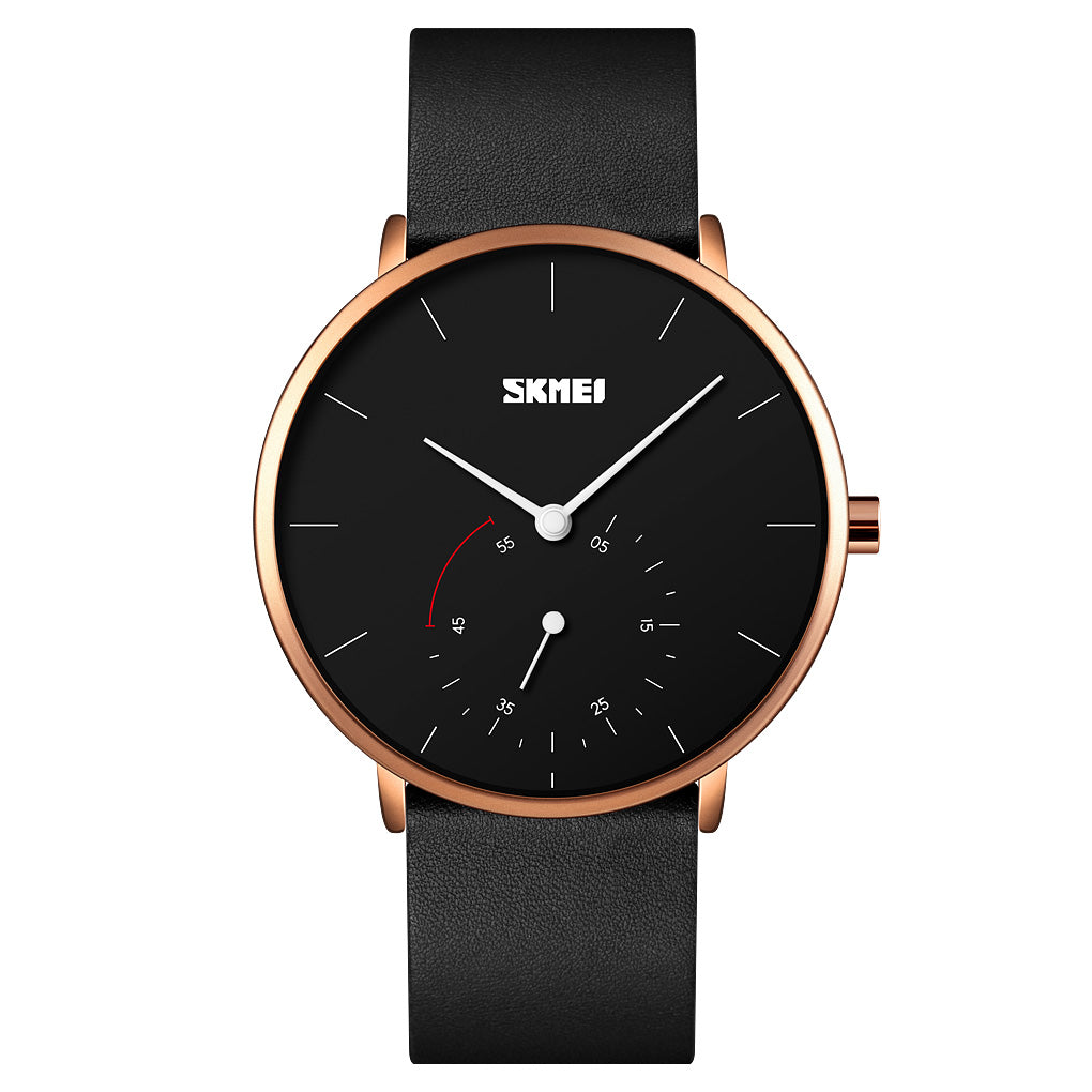 9213 Reloj Skmei para caballero pulsera de piel